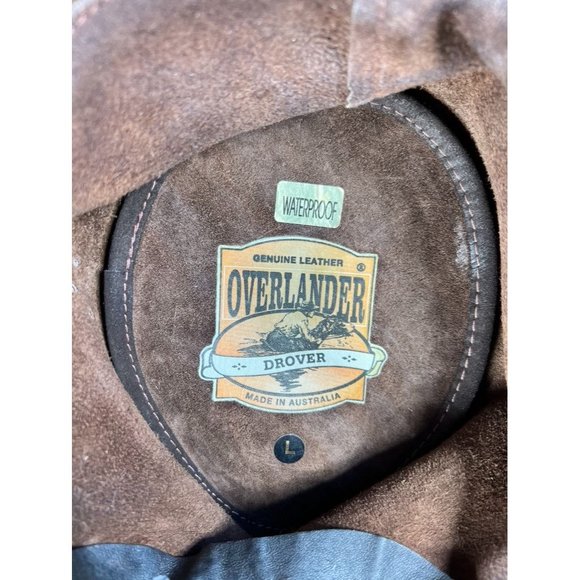 Leather Outlander Australian Hat - Picture 5 of 6